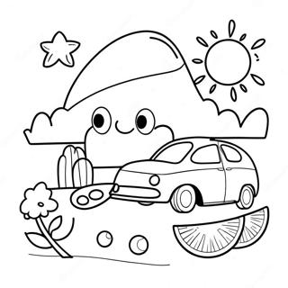 Half Sheet Coloring Pages