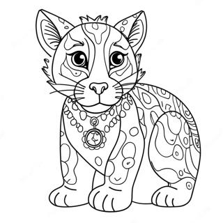 Fun Half Sheet Animal Coloring Page 37894-30325