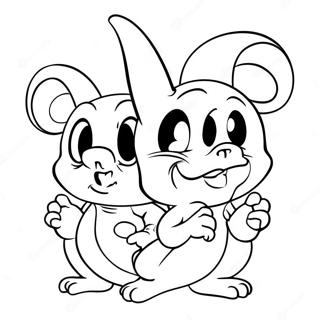 Pinky And The Brain Coloring Page 37913-30332