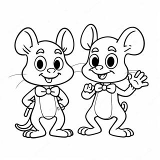 Pinky And The Brain In Silly Costumes Coloring Page 37914-30340