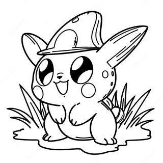 Grass Type Pokemon Coloring Page 37973-30384