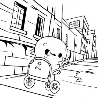 Ghetto Street Art Coloring Page 37993-30411