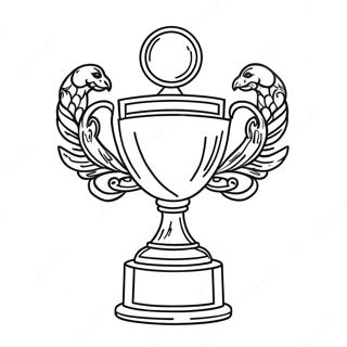 Trophy Coloring Pages