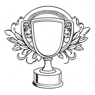 Trophy Coloring Page 38003-30404