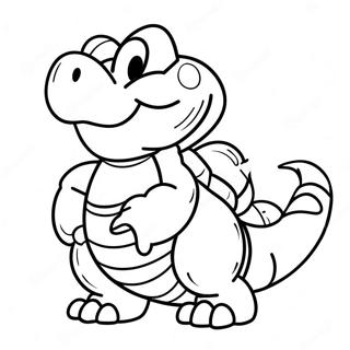 Colorful Koopa Troopa Coloring Page 38014-30417