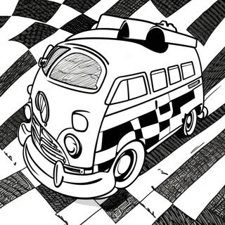 Vans Classic Checkerboard Coloring Page 38033-30430