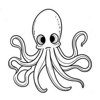 Giant Squid Coloring Page 38113-30489