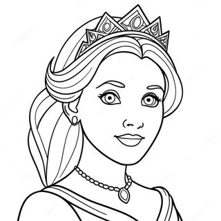 Enchanting Once Upon A Time Princess Coloring Page 38124-30505