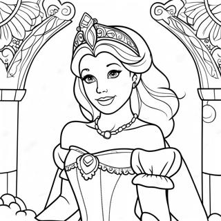 Enchanting Once Upon A Time Princess Coloring Page 38124-30506