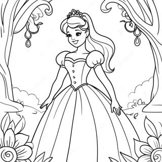 Enchanting Once Upon A Time Princess Coloring Page 38124-30508