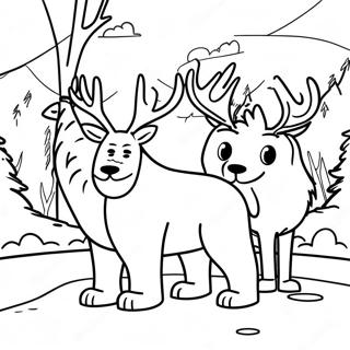 Open Season Coloring Pages