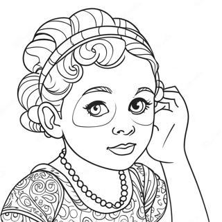 Curious Ada Twist Coloring Page 38164-30540