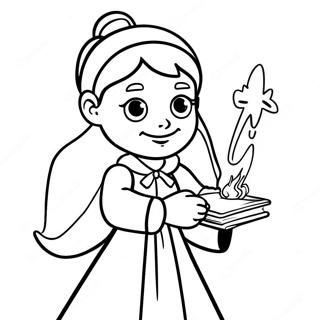 Lux Casting A Spell Coloring Page 38174-30546