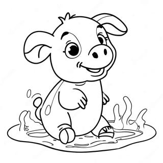 Cute Pig Coloring Pages