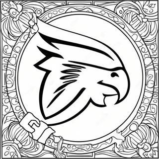 Atlanta Falcons Logo Coloring Page 38213-30576