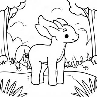 Inspiring Nature Scene Coloring Page 38234-30593