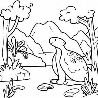 Inspiring Nature Scene Coloring Page 38234-30594