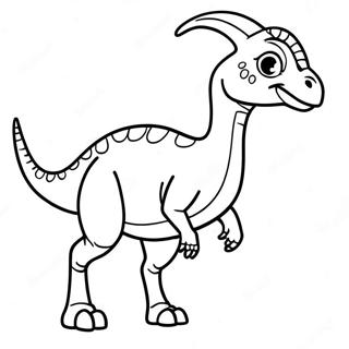 Parasaurolophus Coloring Pages