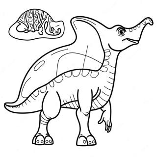 Parasaurolophus Coloring Page 38243-30615