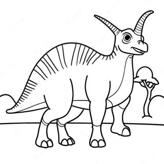 Parasaurolophus Coloring Page 38243-30616