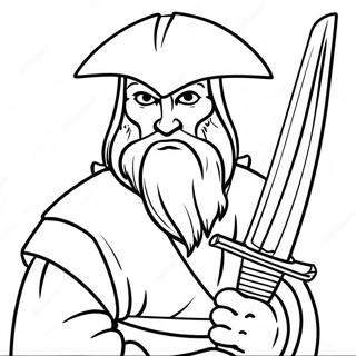 Leonardo With His Sword Coloring Page 38254-30607