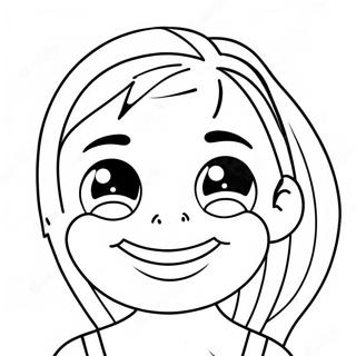 Blank Face Coloring Page With Big Smile 38263-30611