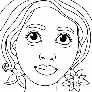 Blank Face Coloring Page With Funny Expression 38264-30625