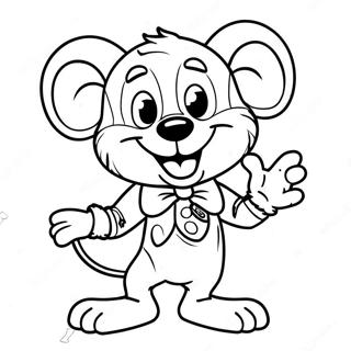 Chuck E Cheese Coloring Page 3826-3095