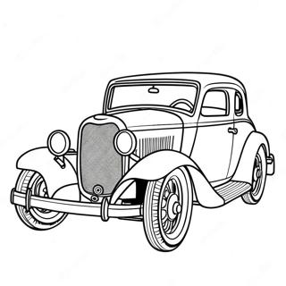 Classic Car Coloring Page 38293-30637