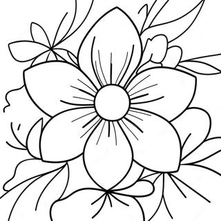 Orange Blossom Coloring Pages