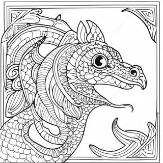 Douma With Colorful Scales Coloring Page 38364-30698