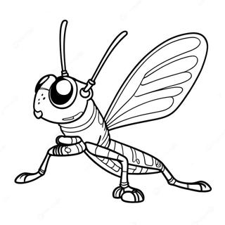 Grasshopper Coloring Page 38373-30709