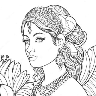 Daki Coloring Page 38383-30707