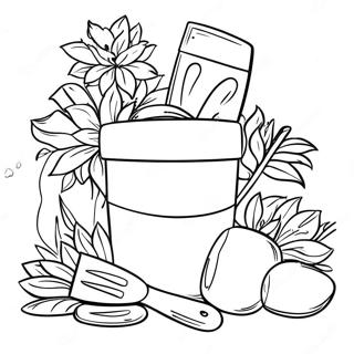 Gardening Tools Coloring Page 38403-30726