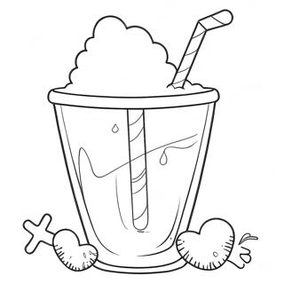 Slushie Coloring Pages