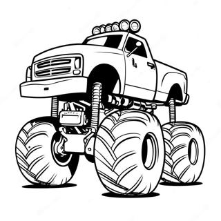 Max D Monster Truck Coloring Page 38454-30759