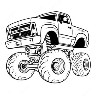 Max D Monster Truck Coloring Page 38454-30760