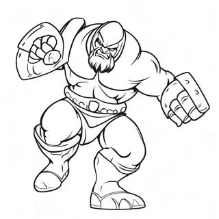 Juggernaut In Action Coloring Page 38464-30769