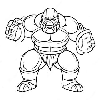 Juggernaut In Action Coloring Page 38464-30770