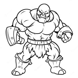 Juggernaut In Action Coloring Page 38464-30771