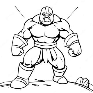 Juggernaut In Action Coloring Page 38464-30772