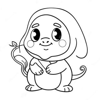 Cute Nabnab Character Coloring Page 38474-30773