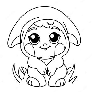 Cute Nabnab Character Coloring Page 38474-30774