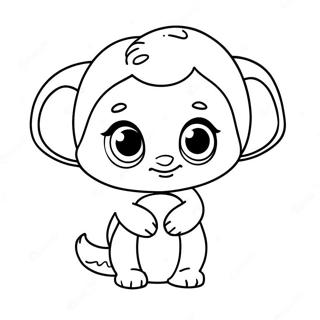 Cute Nabnab Character Coloring Page 38474-30776