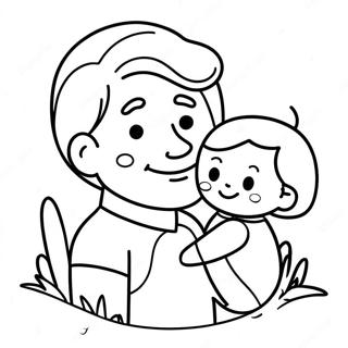 Feliz Dia Del Padre Coloring Pages