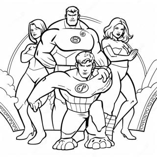 Fantastic Four Coloring Pages