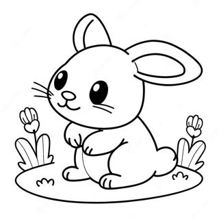 Cute Baby Bunny Coloring Page 38523-30815