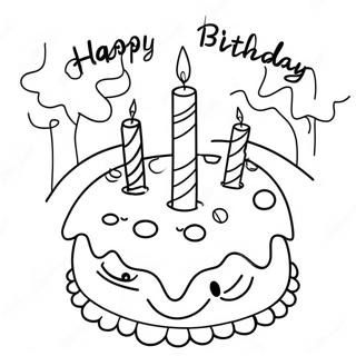 Happy Birthday Auntie Coloring Pages