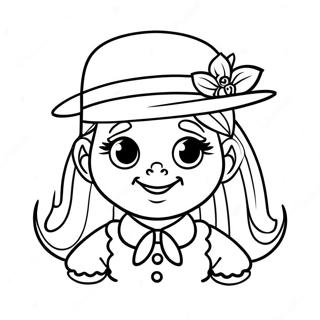 Girl Leprechaun Coloring Page 38603-30874