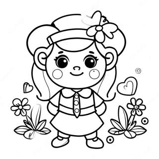 Girl Leprechaun Coloring Page 38603-30876